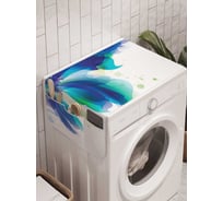 Органайзер для хранения Ambesonne "Голубая бабочка" на стиральную машину, 45x120 см, cwm_22201