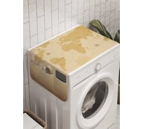 Органайзер для хранения Ambesonne "Карта на пергаменте" на стиральную машину, 45x120 см, cwm_9046