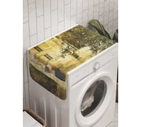 Органайзер для хранения Ambesonne "Водный дворец" на стиральную машину, 45x120 см, cwm_8007