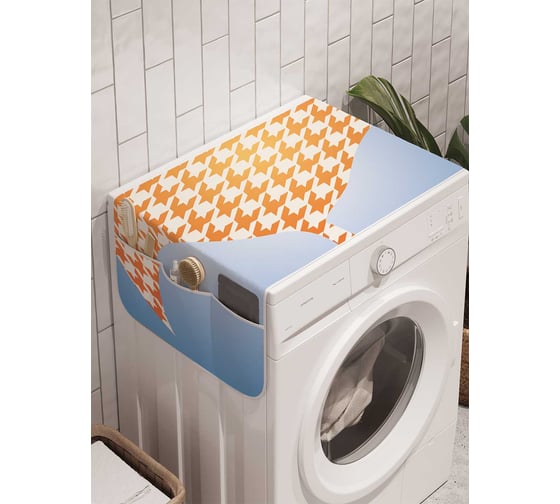Органайзер для хранения Ambesonne "Узорчатый скат" на стиральную машину, 45x120 см, cwm_5404 1