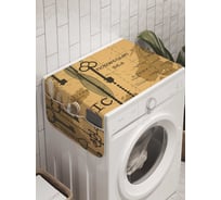 Органайзер для хранения Ambesonne "Время новых открытий" на стиральную машину, 45x120 см, cwm_10981