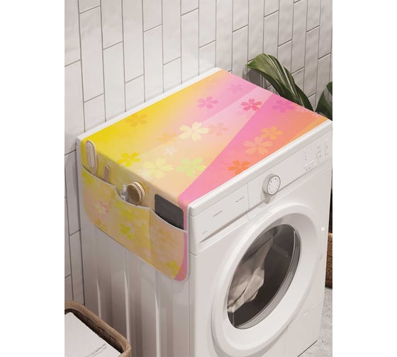 Органайзер для хранения Ambesonne "Радужные холмы" на стиральную машину, 45x120 см, cwm_14290 1