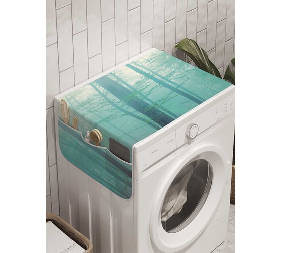 Органайзер для хранения Ambesonne "Лесная потеря" на стиральную машину, 45x120 см, cwm_8402