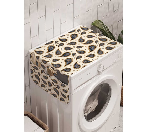 Органайзер для хранения Ambesonne "Комбинация лепестков" на стиральную машину, 45x120 см, cwm_21986 1