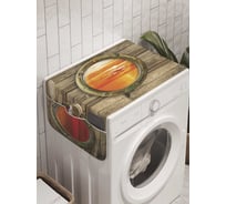 Органайзер для хранения Ambesonne "Закат в иллюминаторе" на стиральную машину, 45x120 см, cwm_7874