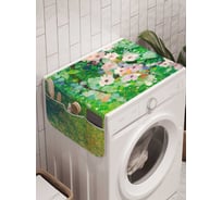 Органайзер для хранения Ambesonne "Фантазия в цветах" на стиральную машину, 45x120 см, cwm_21145