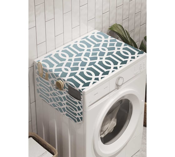Органайзер для хранения Ambesonne "Узор с градиентом" на стиральную машину, 45x120 см, cwm_8702