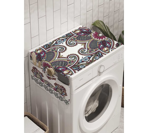 Органайзер для хранения Ambesonne "Садовый центр" на стиральную машину, 45x120 см, cwm_8122 1