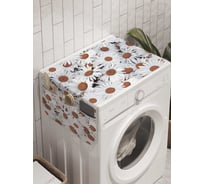 Органайзер для хранения Ambesonne "Ромашковая земля" на стиральную машину, 45x120 см, cwm_8094