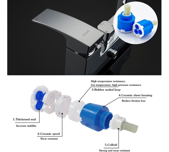 Душевая стойка Gappo G2407-30