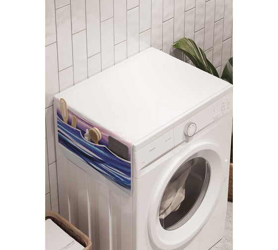 Органайзер для хранения Ambesonne "Кружение краски" на стиральную машину, 45x120 см, cwm_22236 1