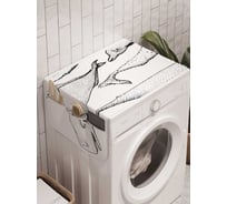 Органайзер для хранения Ambesonne "Виды китов" на стиральную машину, 45x120 см, cwm_23207