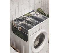 Органайзер для хранения Ambesonne "Музыка водопада" на стиральную машину, 45x120 см, cwm_8673