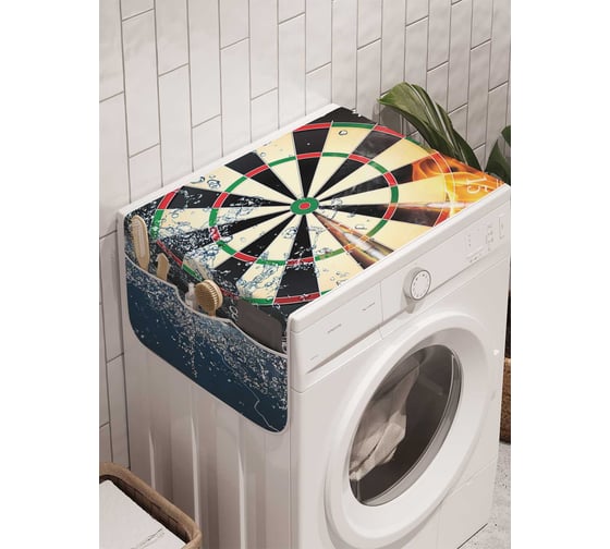 Органайзер для хранения Ambesonne "Стихийный дартс" на стиральную машину, 45x120 см, cwm_7627 1