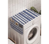 Органайзер для хранения Ambesonne "Березовый штрих код" на стиральную машину, 45x120 см, cwm_6616