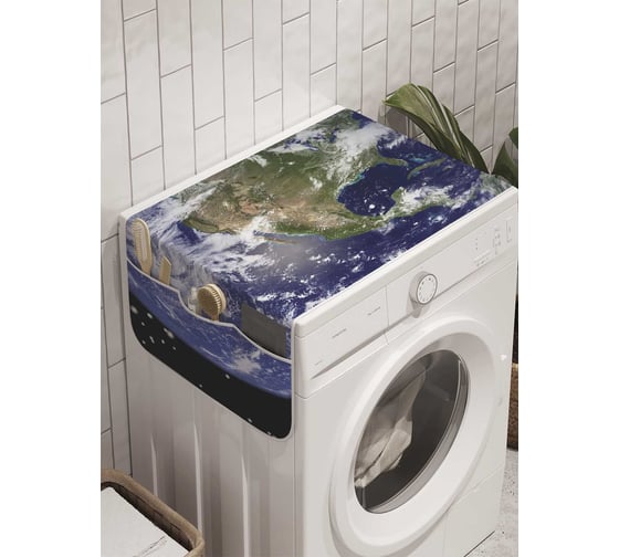 Органайзер для хранения Ambesonne "Космическое окружение" на стиральную машину, 45x120 см, cwm_9051 1