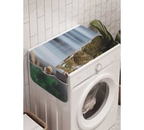 Органайзер для хранения Ambesonne "Водопад летом" на стиральную машину, 45x120 см, cwm_20943