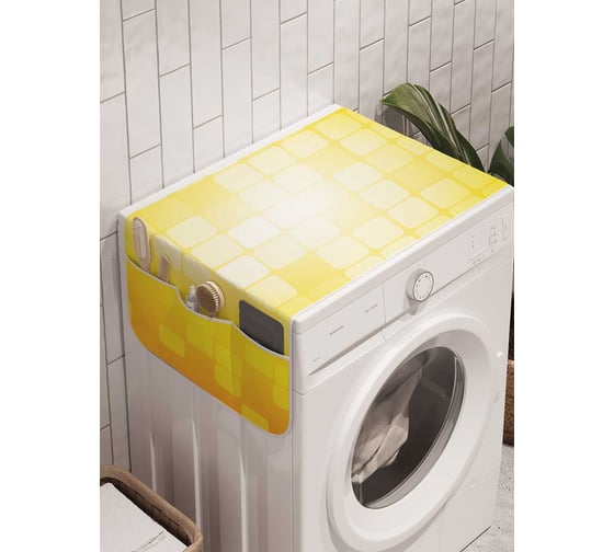 Органайзер для хранения Ambesonne "Клеточная декорация" на стиральную машину, 45x120 см, cwm_13440 1