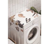 Органайзер для хранения Ambesonne "Кошачьи игры" на стиральную машину, 45x120 см, cwm_15555