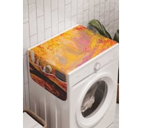 Органайзер для хранения Ambesonne "Осенняя прогулка через лес" на стиральную машину, 45x120 см, cwm_15102