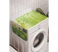 Органайзер для хранения Ambesonne "Тропический день" на стиральную машину, 45x120 см, cwm_19331