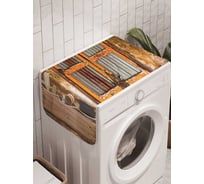 Органайзер для хранения Ambesonne "Старинная дверь" на стиральную машину, 45x120 см, cwm_19835