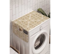 Органайзер для хранения Ambesonne "Цветочные узоры" на стиральную машину, 45x120 см, cwm_13520