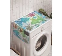 Органайзер для хранения Ambesonne "Рыбы под водой" на стиральную машину, 45x120 см, cwm_5857