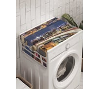 Органайзер для хранения Ambesonne "Ночное окно" на стиральную машину, 45x120 см, cwm_7993