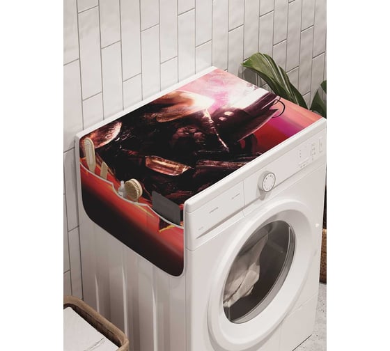 Органайзер для хранения Ambesonne "Доспехи воина" на стиральную машину, 45x120 см, cwm_19125 1