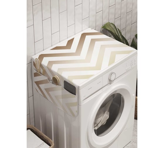 Органайзер для хранения Ambesonne "Зигзаги с градиентом" на стиральную машину, 45x120 см, cwm_8720 1