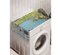 Органайзер для хранения Ambesonne "Холмовое окно" на стиральную машину, 45x120 см, cwm_7785
