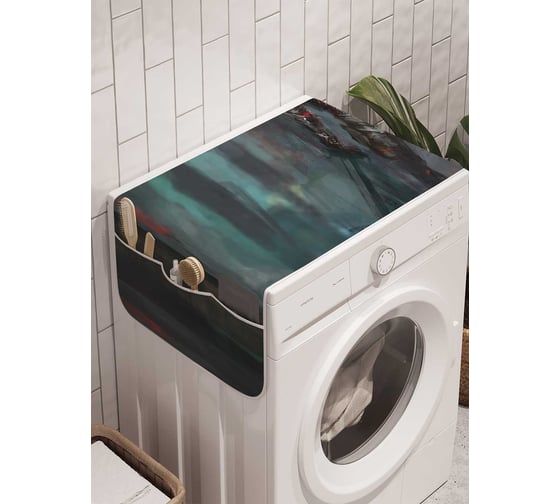 Органайзер для хранения Ambesonne "Одинокий воин" на стиральную машину, 45x120 см, cwm_19137 1