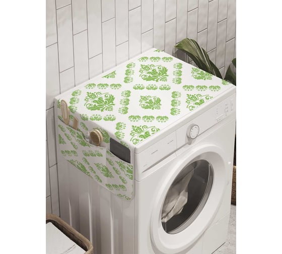 Органайзер для хранения Ambesonne "Богатые ромбики" на стиральную машину, 45x120 см, cwm_7927 1