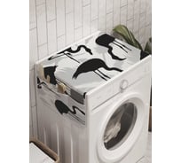 Органайзер для хранения Ambesonne "Стиль фламинго" на стиральную машину, 45x120 см, cwm_9042