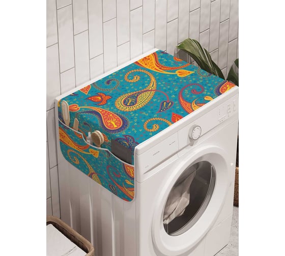 Органайзер для хранения Ambesonne "Пламенное волшебство" на стиральную машину, 45x120 см, cwm_21978 1