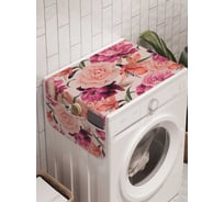 Органайзер для хранения Ambesonne "Атмосферные розы" на стиральную машину, 45x120 см, cwm_12328