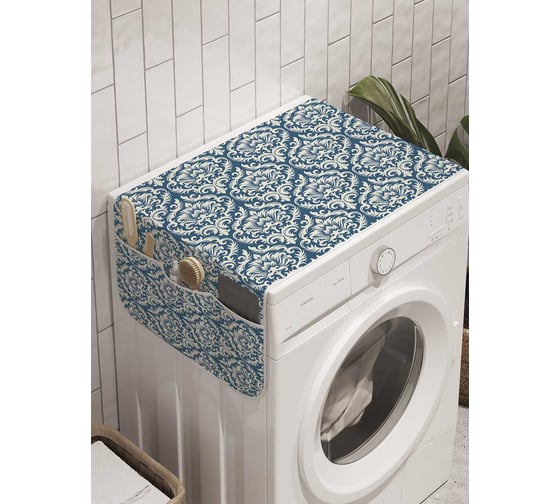 Органайзер для хранения Ambesonne "Классический орнамент" на стиральную машину, 45x120 см, cwm_12087 1