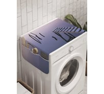 Органайзер для хранения Ambesonne "Мостик трамплин" на стиральную машину, 45x120 см, cwm_9166