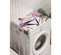 Органайзер для хранения Ambesonne "Цветочное путешествие" на стиральную машину, 45x120 см, cwm_8303