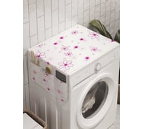 Органайзер для хранения Ambesonne "Цветочное украшение" на стиральную машину, 45x120 см, cwm_11954