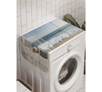 Органайзер для хранения Ambesonne "Морская комната" на стиральную машину, 45x120 см, cwm_8761