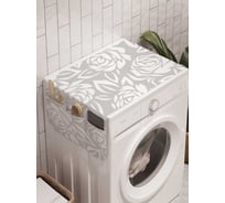 Органайзер для хранения Ambesonne "Розы цветут" на стиральную машину, 45x120 см, cwm_13568