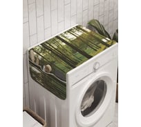 Органайзер для хранения Ambesonne "Солнце за лесом" на стиральную машину, 45x120 см, cwm_9312