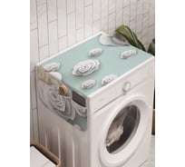 Органайзер для хранения Ambesonne "Мраморные розы" на стиральную машину, 45x120 см, cwm_6601