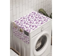 Органайзер для хранения Ambesonne "Цветочное спокойствие" на стиральную машину, 45x120 см, cwm_12345