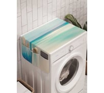 Органайзер для хранения Ambesonne "Морской всплеск" на стиральную машину, 45x120 см, cwm_13979