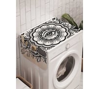Органайзер для хранения Ambesonne "Подглядывающий узор" на стиральную машину, 45x120 см, cwm_19362