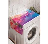 Органайзер для хранения Ambesonne "Радужная абстракция" на стиральную машину, 45x120 см, cwm_22216