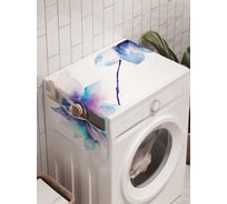 Органайзер для хранения Ambesonne "Морозный цветок" на стиральную машину, 45x120 см, cwm_13885